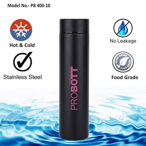 Probott Compact Vaccum Bottle, Compact & Sleek Bottle, Keeps Hot & Cold for Long Hours image 5