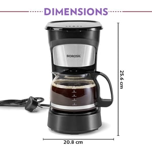Borosil Coffee Machine | Brew Pro Drip  | 6 Cups Capacity image 8