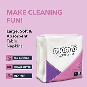Mondo 2-Ply Paper Napkins (50N) image 2