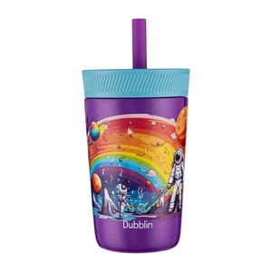 DUBBLIN Passion 350 ML Stainless Steel Kids Tumbler, Leakproof - Violet