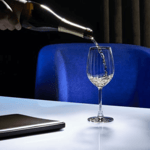 Ocean Madison Stripe White Wine Glasses, Set of 6 pcs, Made of Ultra Clear & Durable Glass