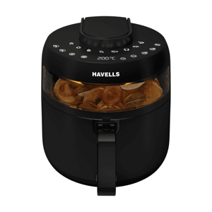 Havells Air Fryer Prolife Crystal 4.5 Litres | See through window with digital menu | 2 year Warranty