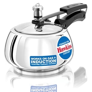 Hawkins Stainless Steel Contura 2 Liter Pressure Cooker (SSC20)