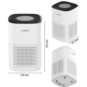 Vaayura Nest Smart Air Purifier – True HEPA 13 Filter, 300 sq ft Coverage, Long Filter Life, 99.97% Efficiency image 4