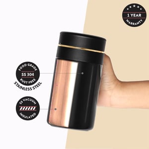 Borosil Klassic Super Mug 540 ml | Double-Wall Vacuum Insulated, 8 Hrs Hot & 13 Hrs Cold, Wide Mouth image 5
