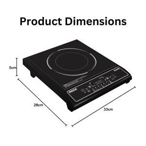 Inalsa Krevia Induction Cooktop, 2000 watts, 1 year Warranty image 9