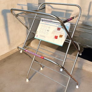 Vasnam Stainless Steel Mini Cloth Stand - 9 Rods