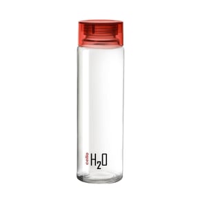 Cello H2O Glass Water Bottle - Plastic Cap, Thickened Glass Bottle image 2