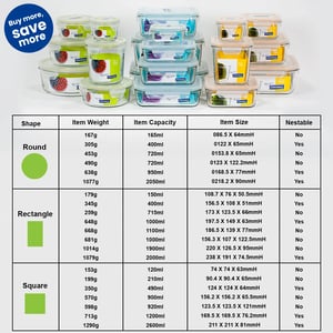 GLASSLOCK CLASSIC AIRTIGHT TEMPERED FOOD CONTAINER - 400 ML, Leak Proof, BPA Free, Microwave & Freezer Safe & Airtight image 7