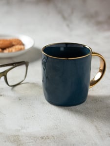 Sapphire Emerald Coffee & Milk Mug, 330 ml, 1 Piece, Elegant with Premium Design – Blue