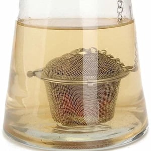 Green Tea Strainer (Large), Stainless Steel Body, Perfect to be used in cups image 5
