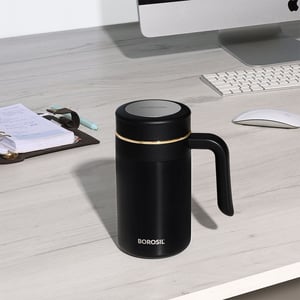 Borosil Klassic Super Mug, 540 ml Black