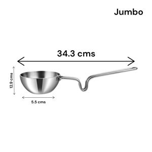 Vinod Platinum Tadka Pan – Perfect for Flavorful Indian Cooking - Jumbo