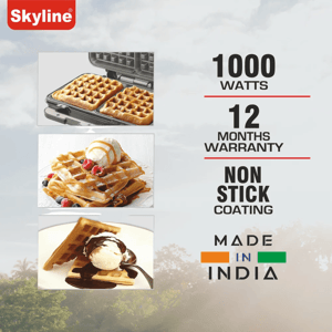 Skyline Waffle Maker 1000 watts image 3