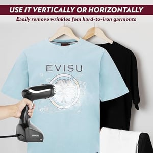Borosil Handheld Garment Steamer Gs01,Horizontal & Vertical Use,1000 Watts | 2 Years Warranty image 5