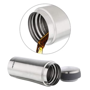Milton Optima Thermosteel Bottle, 12 Hours Hot & Cold  - Silver - 350 ml (Approx. 1-1.5 cups) image 3
