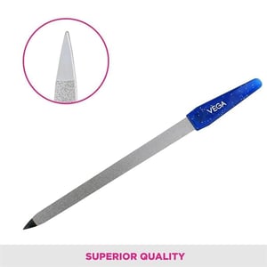 Vega Nail File, Large | Two-Sided Nickel-Plated Surface, Smooths & Evens Nail Edges for Salon-Quality Manicure image 4