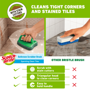 Scotch Brite Tile Cleaning Brush (Pack of 1) image 2