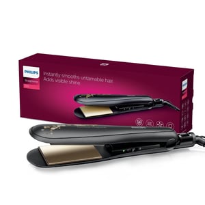 Philips BHS736/00 Kerashine Titanium Wide Plate Straightener with SilkProtect Technology, 2 Years Warranty