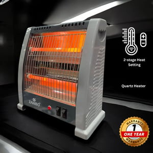 ZANIBO Quartz Heater, ZQH-1140, 800 watts image 2