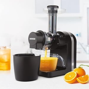 Borosil NutriRich Cold Press Juicer – 200W, 85 RPM Slow Juicing, Masticating Technology for Maximum Nutrition, 2-Year Warranty