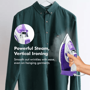 Havells Husky Steam Iron, 2200 watts powerful iron removes tough creases easily, Ceramic coated sole plate, 2 years warranty image 7