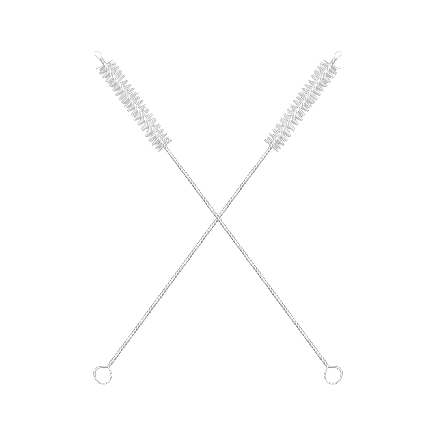 Long Straw Cleaning Brush Stainless Steel (Pack of 2 Pcs)