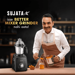 Sujata MG02 Mixer Grinder, 1000 watts motor suitable for heavy grinding and shakes, 2 years warranty image 6
