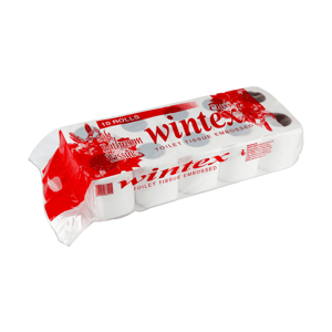 Wintex 2-Ply Toilet Paper Roll (Pack of 10), Buy 1 Get 1 Free image 2