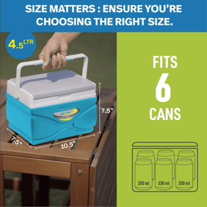 Pinnacle Ice Box , Prudence 4.5 Litres, Fits upto 6 cans image 2
