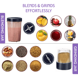 Borosil NB07 Nutri Blend, 300 Watts Portable Blender for Smoothies & Shakes, 2 Years Warranty image 3