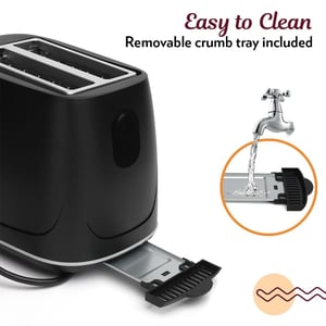 Borosil Krispy Pop-Up Toaster, 2 Slice, 2 years warranty image 2