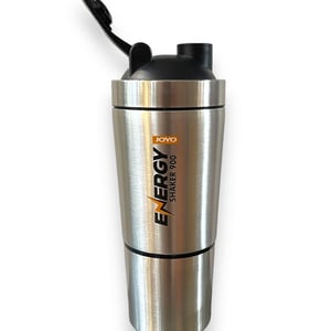 Joyo Stainless Steel Gym Shaker - 700 ml, Ideal for Pre-workouts, Protiens & Gym Use image 2