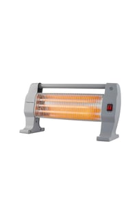 Russell Hobbs RQH1200H 1200W HeatLine Quartz Heater | Triple Quartz Tubes, Instant Radiant Warmth, 3 Heat Settings, Tip-Over Protection | Compact Horizontal Room Heater | 2 Yr Warranty