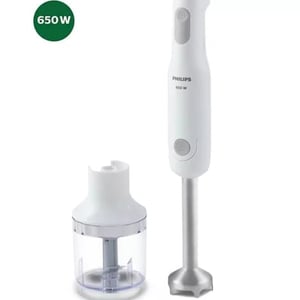 Philips Hand Blender with Chopper 650 Watts - HL1655/02, 2 years warranty