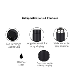Probott Compact Vaccum Bottle, Compact & Sleek Bottle, Keeps Hot & Cold for Long Hours image 6