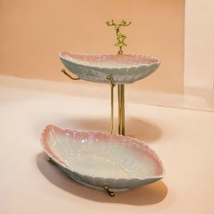 Addox 2-tier Platter, Shell Shape