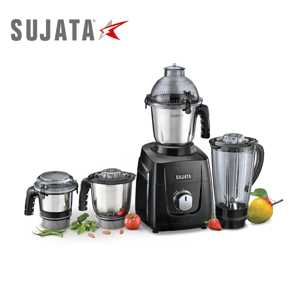 Sujata Mixer Grinder MG03, 1000 Watts, 4 Jars, 2 years Warranty