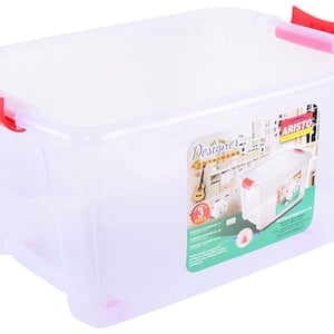 Aristo Plastic Multipurpose Rectangular Storage and Toy Box with Lid - 25 Litres