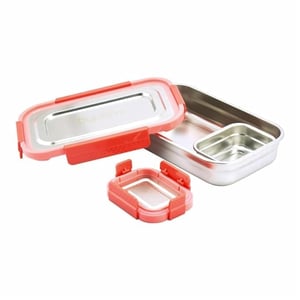 Dubblin Dine Out Senior Lunch Box, Stainless Steel Body, Compact & Sturdy, Ideal for School & Office image 4