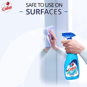 Colin Glass & Multi-Surface Cleaner Spray, 500 ml | Streak-Free Spotless Shine with Lemon Fragrance for Mirrors, Appliances & Car image 4