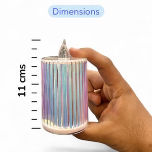 Rainbow LED XL Candle (Pack of 3 pcs ) image 3