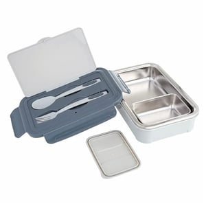 Dubblin Buffet Lunch Box, Stylish & Compact with separate Spoon & Fork Compartment, Well suited for school use image 4