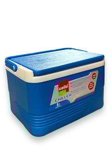 Cello Plastic Chiller - 8 Litres, Insulated Body, Ideal for Cold Water, Juices & Summer Beverages at Home or Office