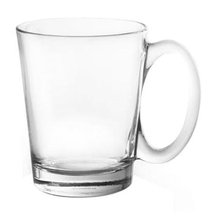 OCEAN NOUVEAU MUG 315 ml, Set of 6, Thickened Glass for Hot Beverages, Tea & Coffee, Microwave Safe image 2