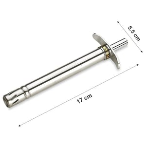 CRYSTAL Stainless Steel Gas Lighter, Spark Ignition, Durable & Rust-Free image 3