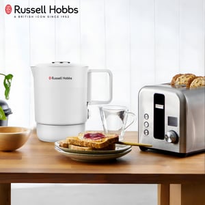 Russell Hobbs TravelMate 0.8L 600W Multi-Cook Kettle | Compact Portable Design with Foldable Handles, 2 Heat Levels | Cool-Touch Handle, Dry Boil Protection & Illuminating Power Indicator | RMC800 image 5