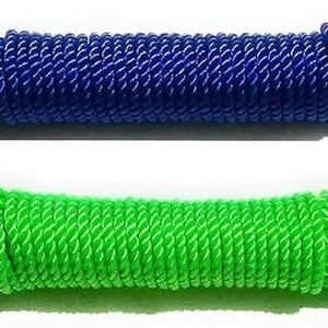 Nylon Rope (4mm Thickness) - 10 meters Length - Assorted Colour image 2