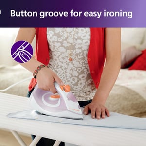 Philips Steam Iron with Golden Coating 1440 Watts - GC1920/28, 2 years warranty image 4
