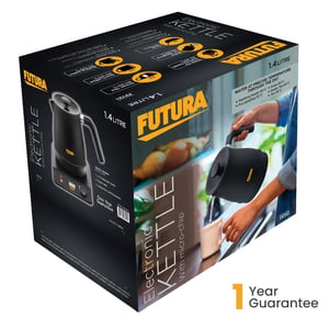 Hawkins Stainless Steel Futura 1.4 Litre Electronic Smart Kettle with Micro-Chip, Electric Hot Water Kettle for Tea, Coffee, Soup, Gargling, Black (FKTA1), 1200 Watts image 10